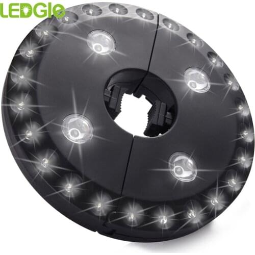 LEDGLE 28LED LED Patio Umbrella Light 3W Outdoor Cordless Umbrella Pole Light Garden Portable Camping Tent Lamp Emergency Light