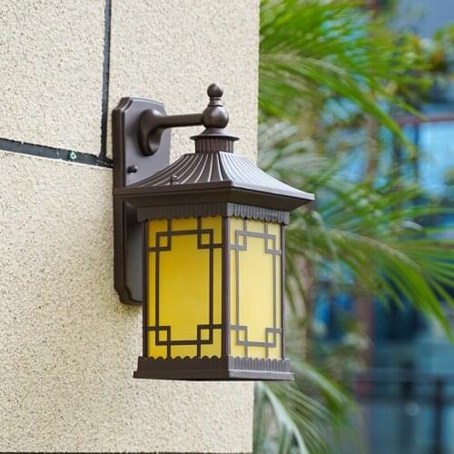 Outdoor wall lamp waterproof garden villa door balcony corridor aisle exterior wall lamp outdoor wall lamp decoration