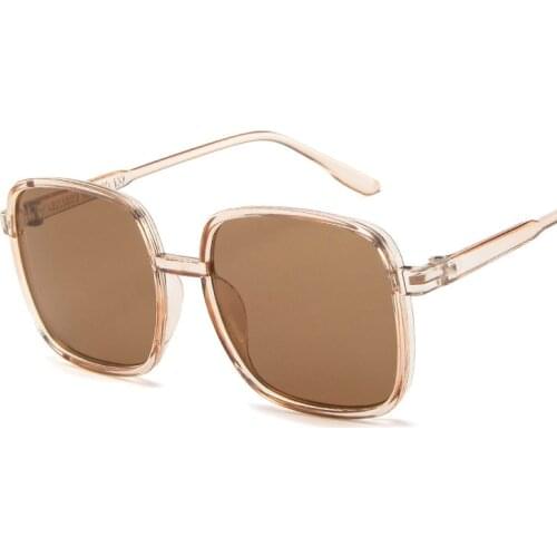 2021 retro big frame mirror cat eye square sunglasses women brand designer black vintage cheap sun glasses female uv400 gafas