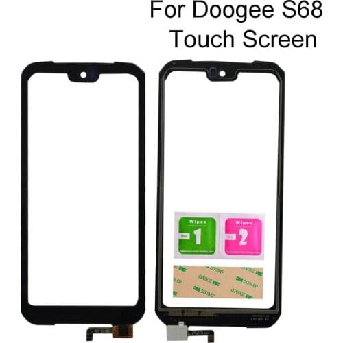 5.9'' Touch Screen For Doogee S68 Pro Touch Panel Sensor Glass Lens Repair Parts Phone Mobile Tools 3M Glue