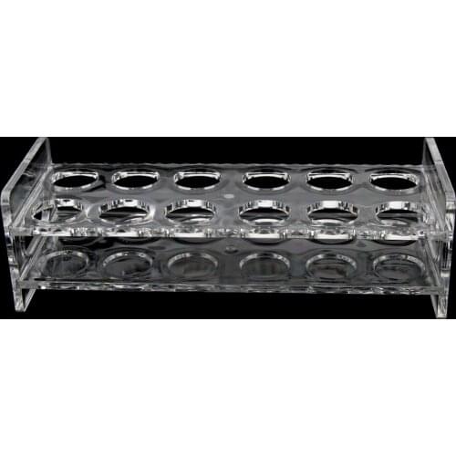 12 Hole Acrylic Shot Glass Holder Crystal Clear Liquor Cup Rack Organizer for Barware