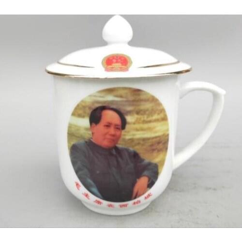 Collection exquisite souvenir MAO zedong Ceramic teacup