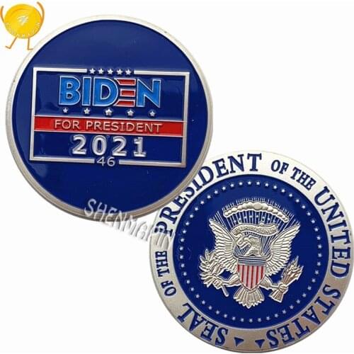 US SEAL President Joe Biden Commemorates Coin 2021 46th President of the United States Coins Collectibles Liberty Challenge Coin