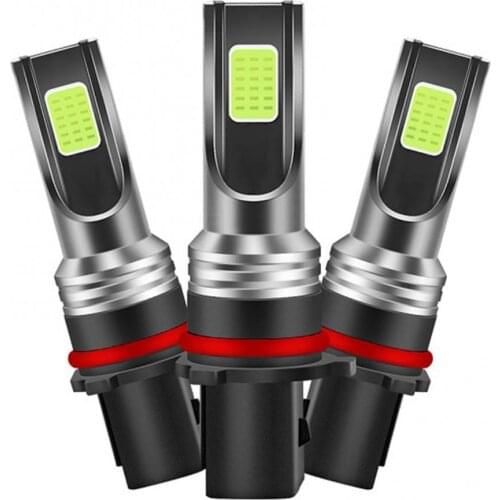 New 2Pcs DC 9-30V Waterproof Car LED Headlight Limes Green Fog Lamp for EV19 P13W