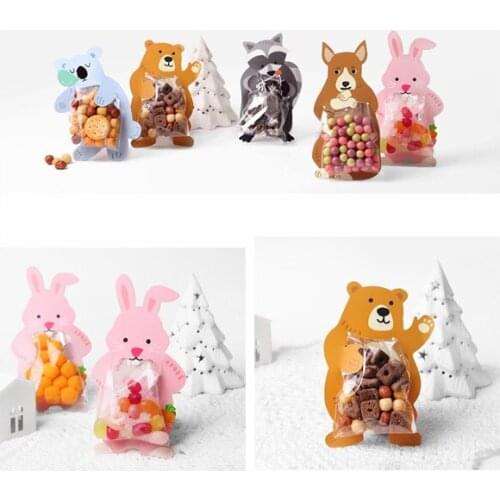 New Cartoon animal candy wrap bag,candy paper, 50pcs/lot
