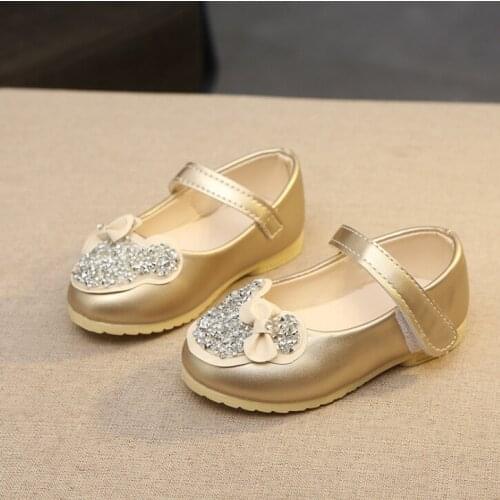 2021 Autumn School Shoes For Girls Summer Flats Baby Leather Shoes Cute Princess Shoes Kids Child Dancing Toddler Shoe