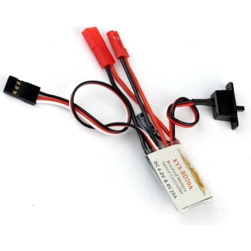 F05615 20A Brushed ESC Car Motor Speed Controller Bothway With brake function For 1/16 1/18 Car Boat + FS