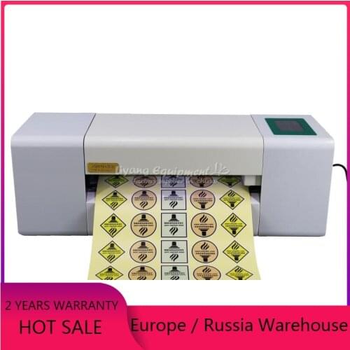 Touch screen control 388A mini digital automatic label die-cutting machine with auto paper feeding