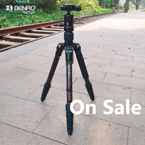 Benro C1692TJ0 Tripod Carbon Fiber Tripods Monopod For Camera With J0 Ball Head Carrying Bag Max Loading 8kg DHL Free Shipping