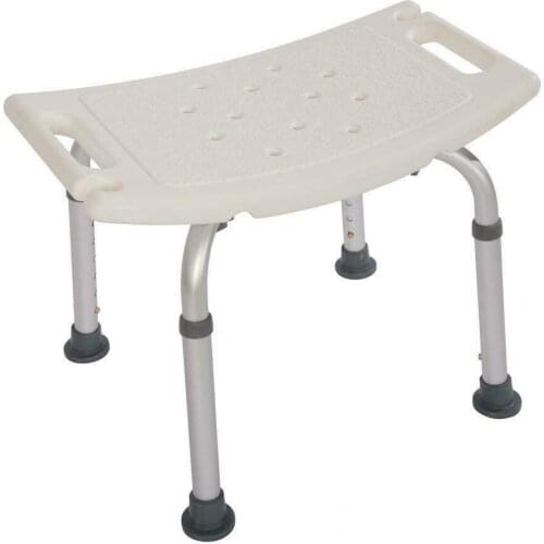Aid Seat Bathroom and shower chair Without Back Chair Height Adjustable Non Slip Toilet Seat Disabled Home Adult Elderly Kids