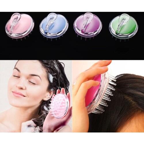 Silicone Head Body Massager Shampoo Scalp Massage Brush Hair Washing Comb Body Shower Brush Bath Spa Slimming Massage Brush