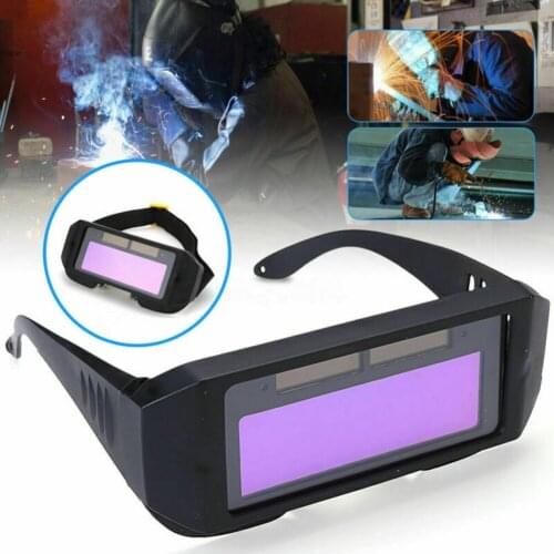 1 Pcs Welding Goggles CD Car Solar Darkening Welding Goggles Mask Glasses Helmet Eyes Spare Parts Automatic Standby