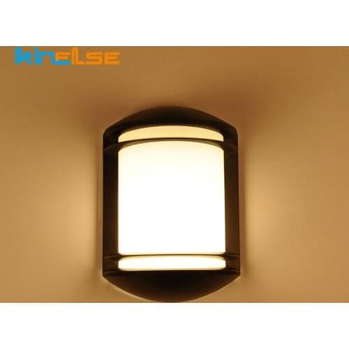 Outdoor Wall Lamp Waterproof IP65 Wall Sconce AC90-260V Courtyard E27 Villa Balcony 12W Indoor LED Wall Light Garden Porch Light