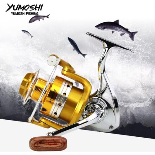 Fishing Reel New high-quality Metal aluminum 12+1BB 5.5:1 1000-7000 Spinning wheel Carp Bass Sea Fishing Reels Fishing Tackle BE