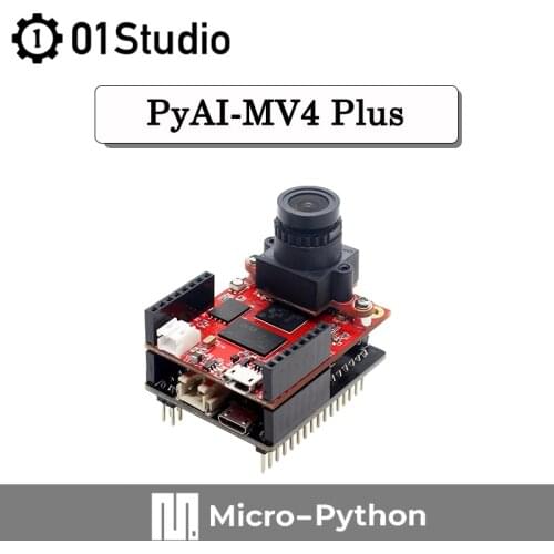 01Studio pyAI- MV4 Plus Development Demo Board Camera Module MicroPython AI Artificial Intelligence Compatible with OpenMV 4