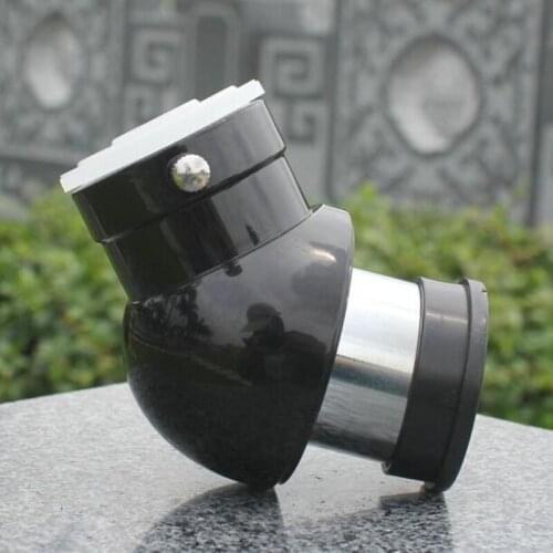 1.25 Inch 45 Degree Round Corner Telescope Mirror Erecting Zenith Diagonal Prism Adapter Optic Astronomical Eyepiece Accessories