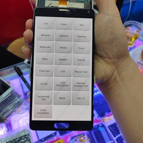 100% Original For Samsung Galaxy Note 4 N910 N910C Note4 LCD Screen Dispaly Touch Digitizer For Samsung Note4 With Burn