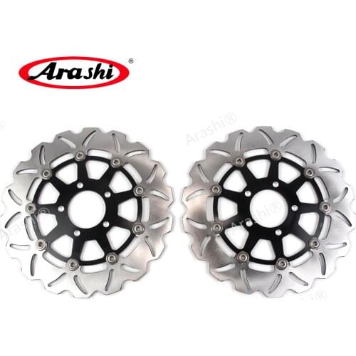 ARASHI For KAWASAKI KLV 1000 04-07 CNC Floating Front Brake Rotors Disc 2004 2005 2006 2007 KLV1000 KLV-1000 SV 1000 SVS1000