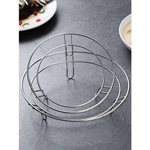 Stainless Steel Steaming Rack Domestic High Foot Steaming Drawer Rack Water-proof Steaming Cage Bracket Cooking Pot Steaming