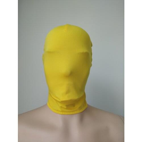 Halloween hood Cosplay Costumes spandex full Mask Adult unisex Zentai Costumes Party Accessories