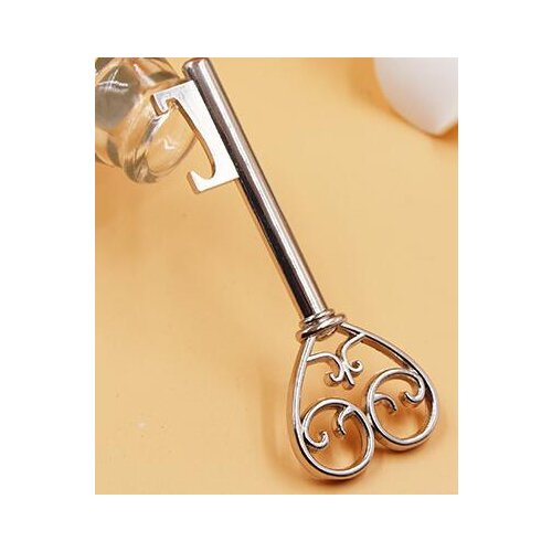 Hot sell Heart Bottle Opener in White Gift box 70 PCS/LOT peculiar new 'key to my heart' Bottle Opener wedding favor