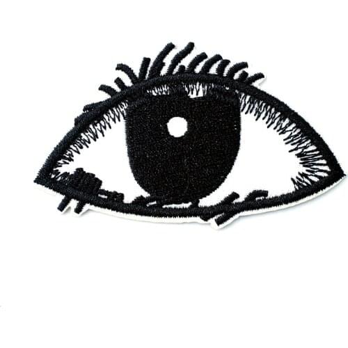 EYE Size:4.3x7.1cm DIY Badges Patch Jeans Bag Hat Clothes Apparel Sewing Decoration Applique Bagde Patches Accessories