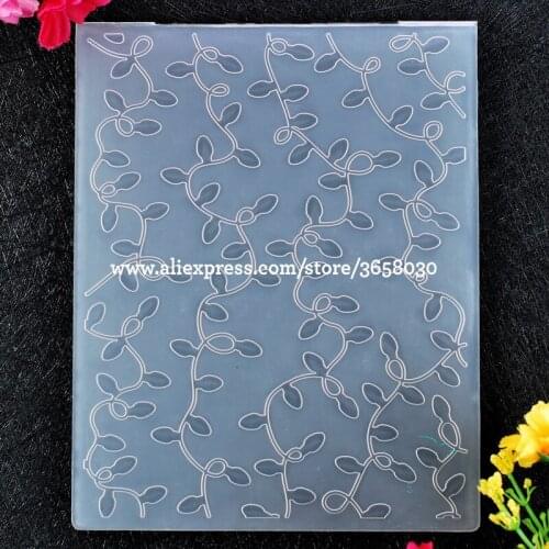 Christmas Lighting Chains Plastic Embossing Folder For Scrapbook DIY Album Card Tool Plastic Template 12.1x15.2cm 8071153