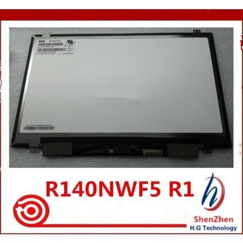 R140NWF5 IVO LCD LED Display with Touch Screen Digitizer Assembly for Lenovo Fru 00NY421 PN : SD10K93460 14.0" FHD R140NWF5 R1