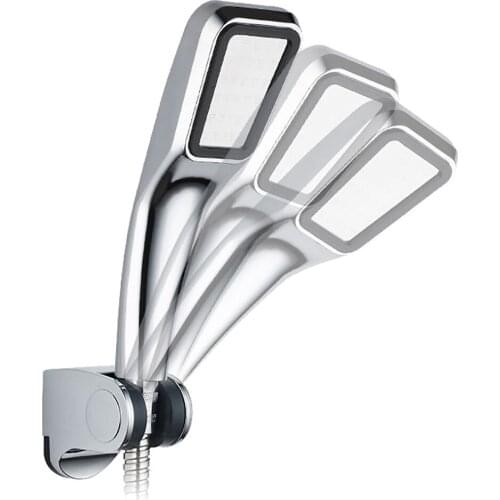 1PC Shower Bracket Base Shower Head Handset Holder Chrome Bathroom Wall Mount Suction Bracket Rack Home Bathroom Accessories