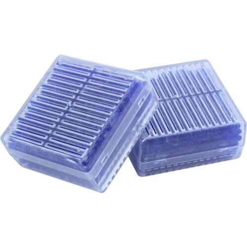 2Pcs Blue Indicating Silica Gel Desiccant Moisture For Absorb Box Reusable