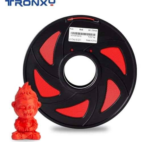 Tronxy 3D Printer 1kg 1.75mm PLA Filament Vacuum packaging Overseas Warehouses A variety of colors for1.75mm filament materials