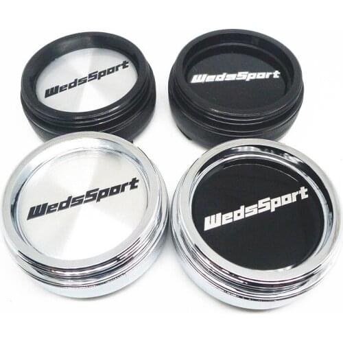 4Pcs 60mm For WedsSport Wheel Center Hub Caps Car Styling Cover 45mm Emblem Badge Logo Auto Rims Cover Accessories