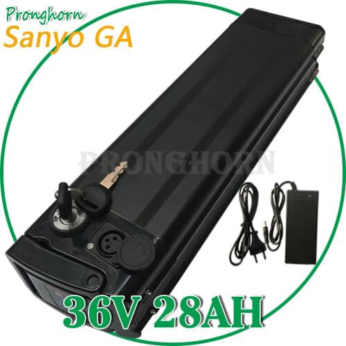 Free Customs Duty 36V Electric Bicycle 36V 10Ah 14Ah 18Ah 21Ah 25Ah 28Ah Lithium Battery use Sanyo cell for 36V 500W 1000W Motor