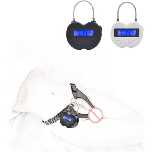 BDSM Bondage Digital Timer Switch USB Rechargeable Time Switch Lock Sex Toys Accessories Time Lock Chastity Sex Toys For Women