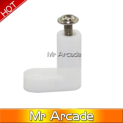 Free Shipping 40 pcs/lot L Type PCB feet with screw for arcade jamma game board PCB Mounting Feet
