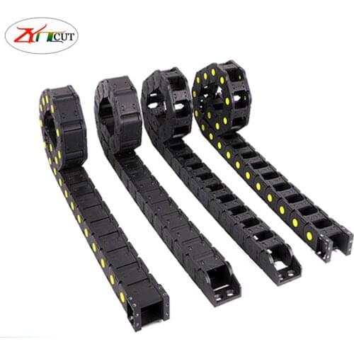 20x25 20x38 20x40 20x50mm 20x57 L1000mm closed bridge Nylon cable track tank drag chain of Engraving machine tool accessories