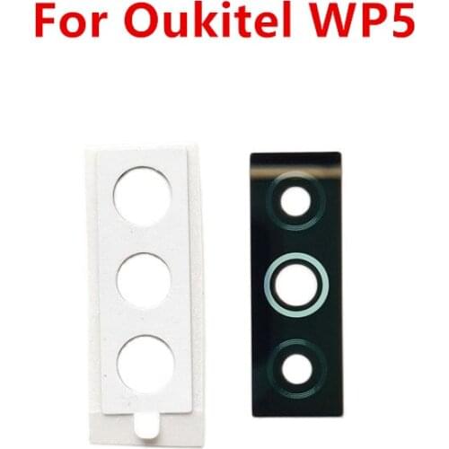 For Oukitel WP5 Cell Phone Original Rear Back Camera Lens Glass Spare Part Screen Protective For Oukitel WP5
