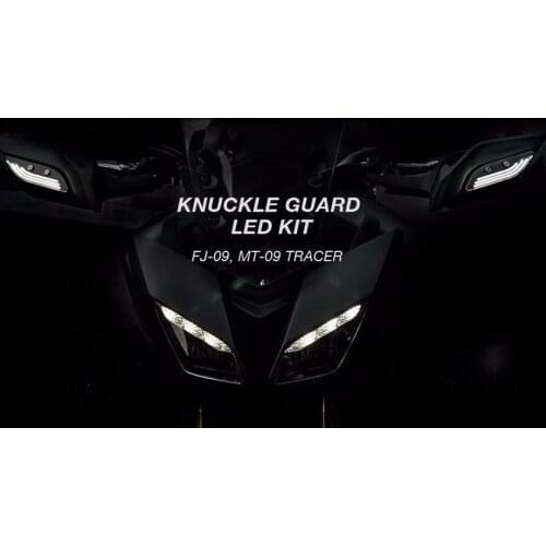 For YAMAHA MT09 MT-09 2014- 2018 LED lighting hand guard Motorcycle Protective hand lamp MT 09 2015 2016 2017