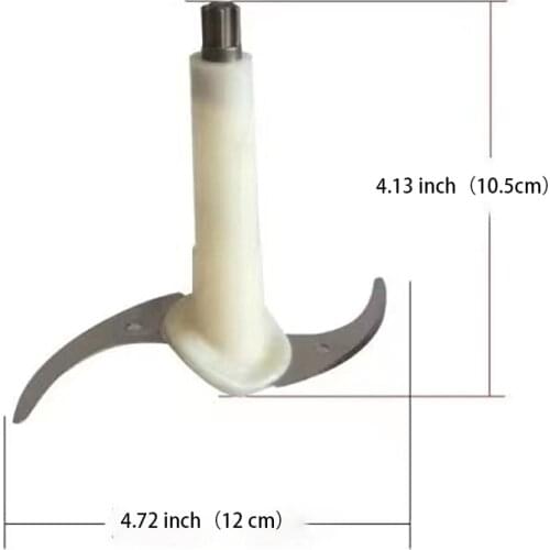 Electric meat grinder blade 4.13 inches high and 7.42 inches wide. Meat grinder replacement parts. Mixer spare blades