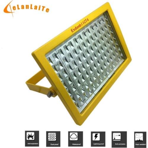 GLITE 5PCS/LOT 50w 60w 70w 100w 120w 150w 180w 200w 250W Outdoor led explosion-proof lamp explosive class 1 2 zone 1 2 lamp