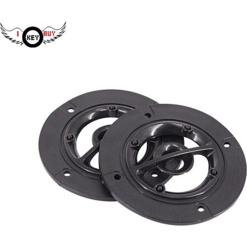 I Key Buy 2Pcs 76.5mm Audio Car Speakers Protective Grille Circle DIY Decorative Speaker Accessories