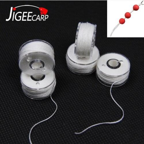 JIGEECARP 50/100pcs Carp Fishing PVA String PVA Bags PVA Line for Bollie Rigs Tackle Bait Water Dissolving Braided 20m/pc