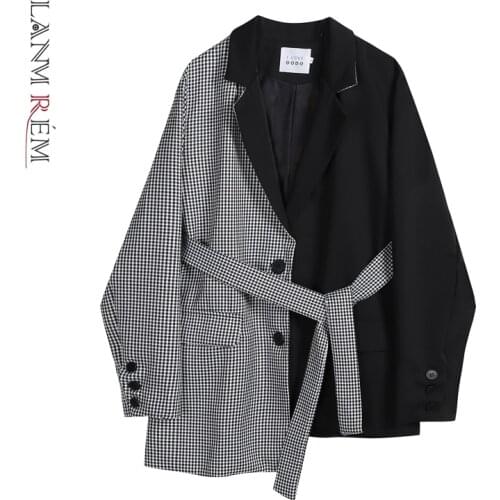 Женские пиджаки блейзеры LANMREM China At AliExpress