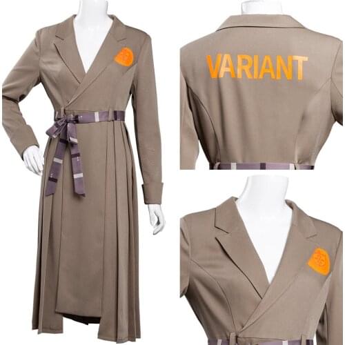 Loki TVA Time Variance Authority Cosplay Costume Dress Outfits Halloween Carnival Suit Re-creation Design
