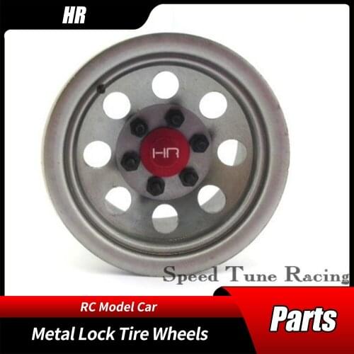 HR RC Remote Control Model Car 2.2-inch Metal Lock Tire Wheels 4 Pcs