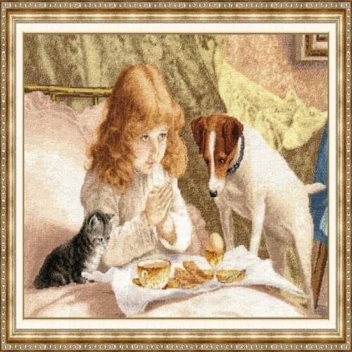 N Embroidery Suspense Cross Stitch Pattern Free with 14CT Aida Counted Canvas & Free Shipping for Home Decor