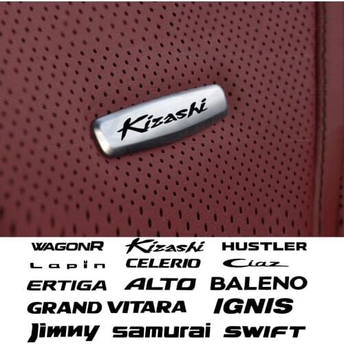 Car Chair Seat Sticker Front Seat Tuning Badges Metal For Suzuki Vitara SWIFT LAPIN KIZASHI JIMNY IGNIS HUSTLER Car Accessories