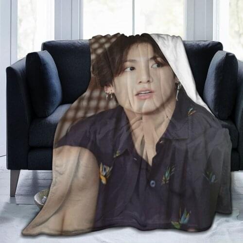 2021 new handsome boy real person photo Throw Blanket 3D printing velvet blanket adult gift soft bed single blanket