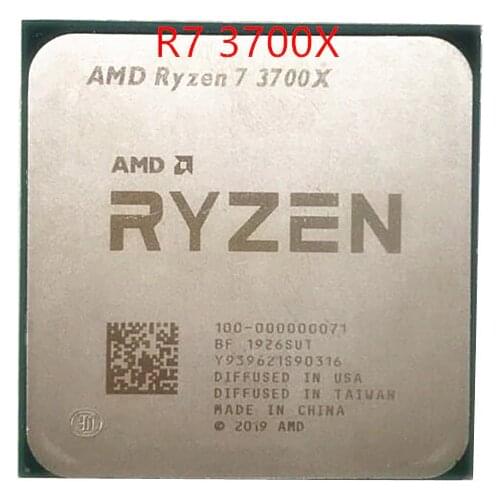 AMD Ryzen 7 3700X R7 3700X 3.6 GHz 7NM L3 = 32M Otto-Core Sinteen-Thread di CPU Processore Socket AM4