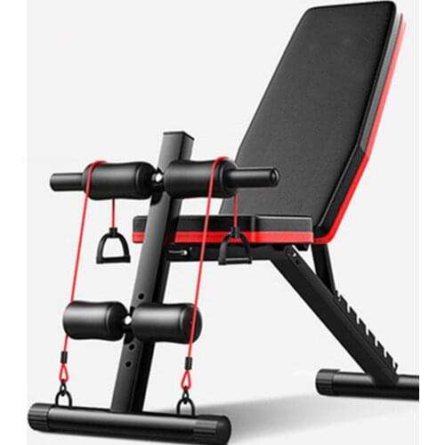 Adjustable Sit up Bench Abdominal Training Bench Multi-Function Steel Fitness Workout Bench Gym Exercise Training Equipment